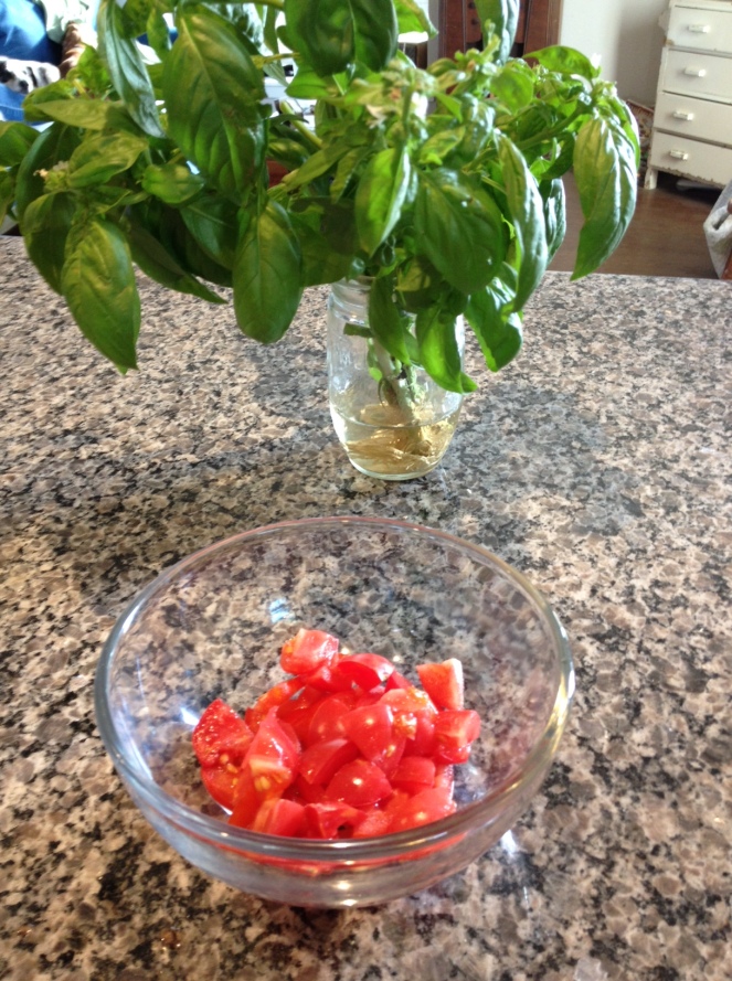 Recipe Photo - Fresh tomatoes and basil